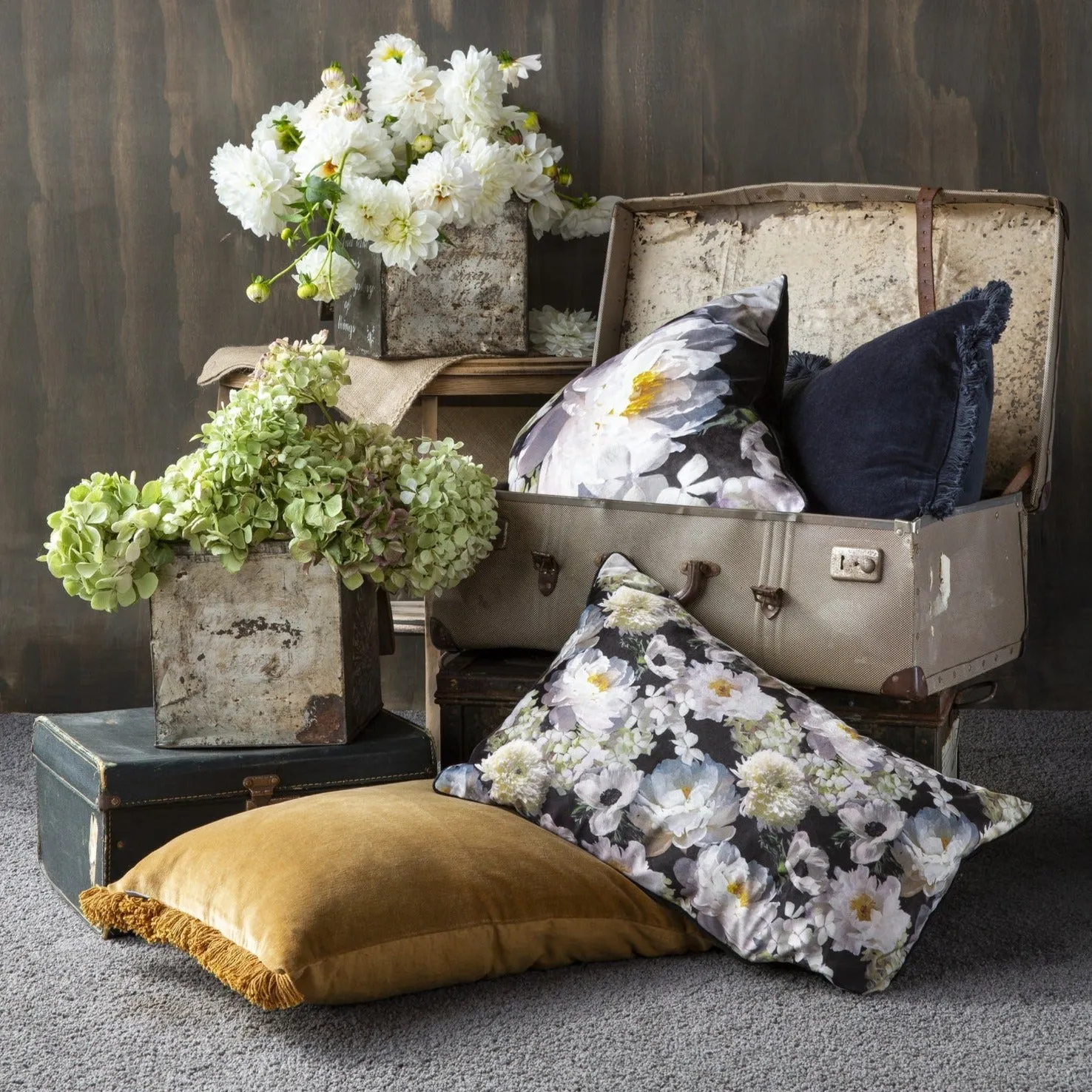 Babette 40x60cm Velvet Filled Cushion by MM Linen