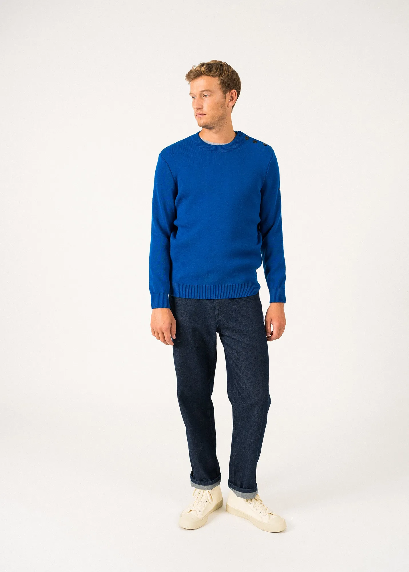 Cancale sailor jumper - regular fit, in pure new wool (GITANE)