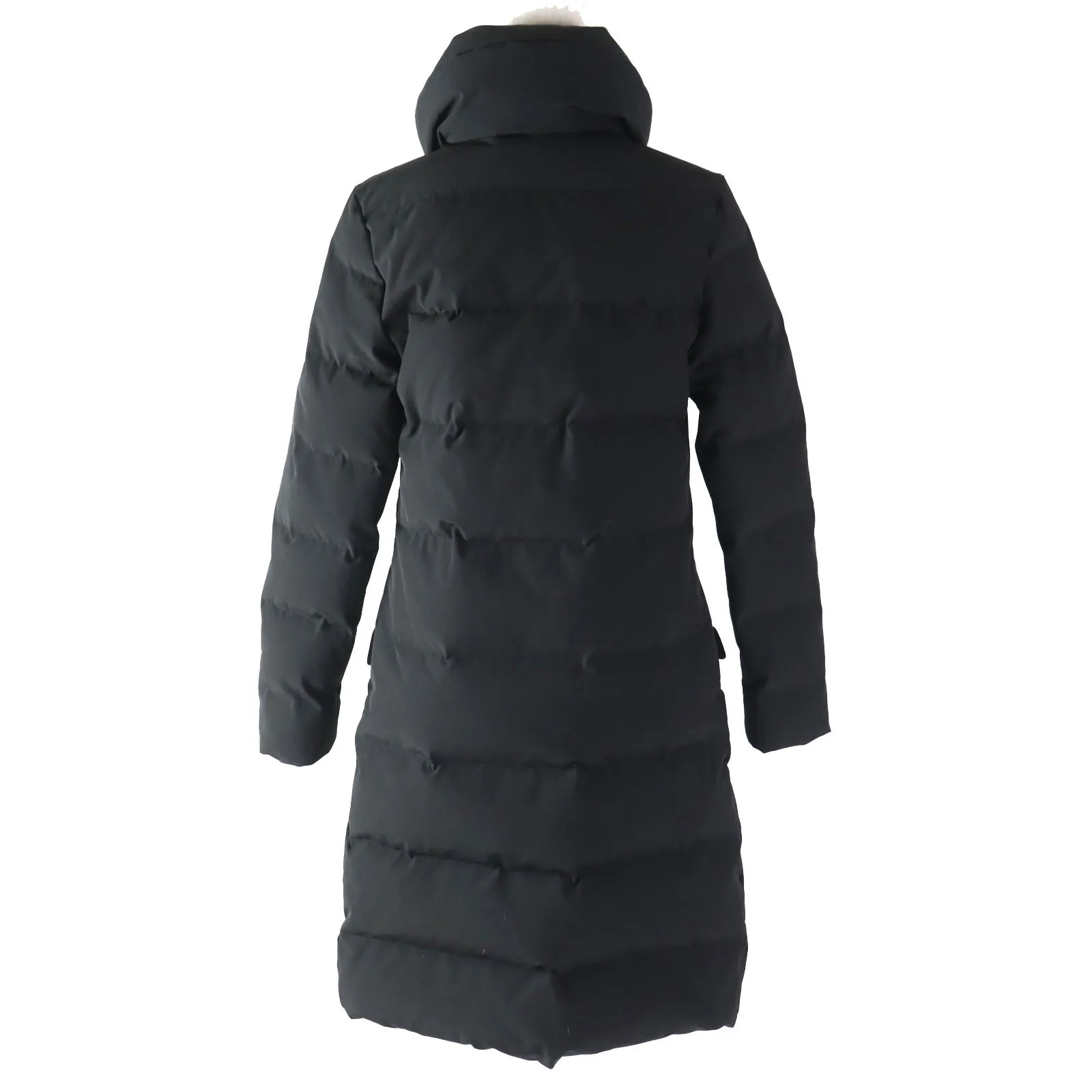 Cape Heights TAMEFORD Logo Patch Long Down Coat XS