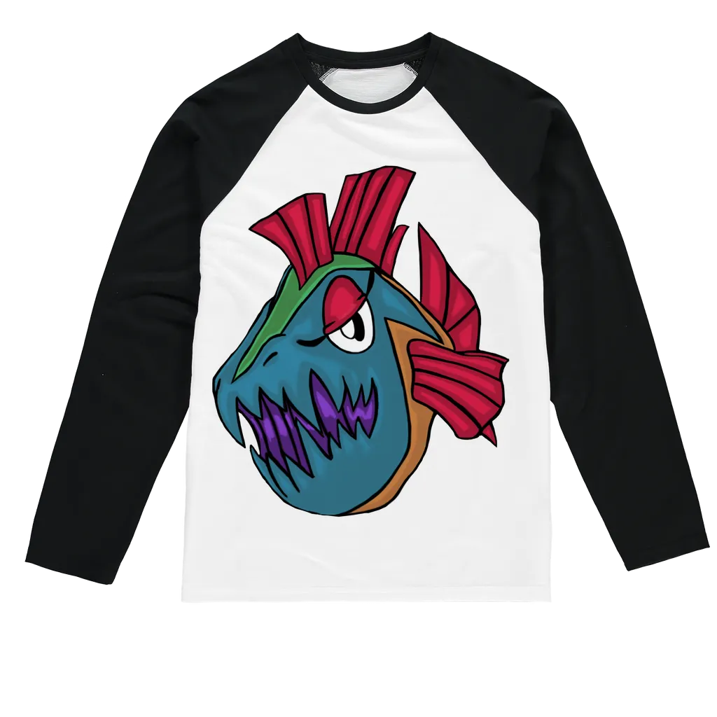 Carnevorenip Sublimation Baseball Long Sleeve T-Shirt
