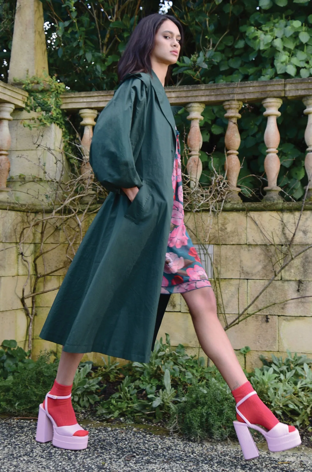 Coop - Drill Down Absolutely Trenched Coat in Forest