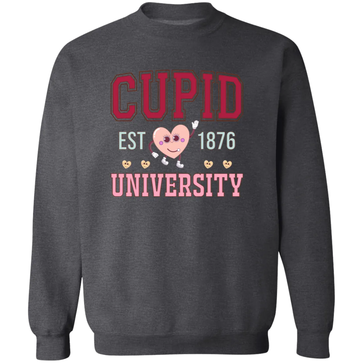 Cupid University Crewneck  Sweatshirt