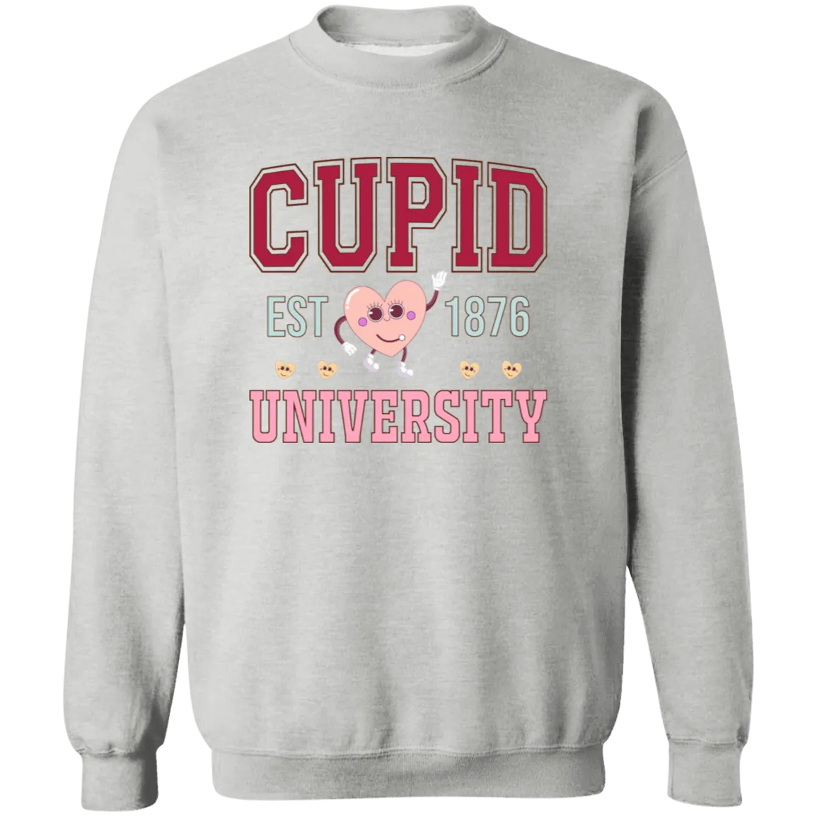 Cupid University Crewneck  Sweatshirt