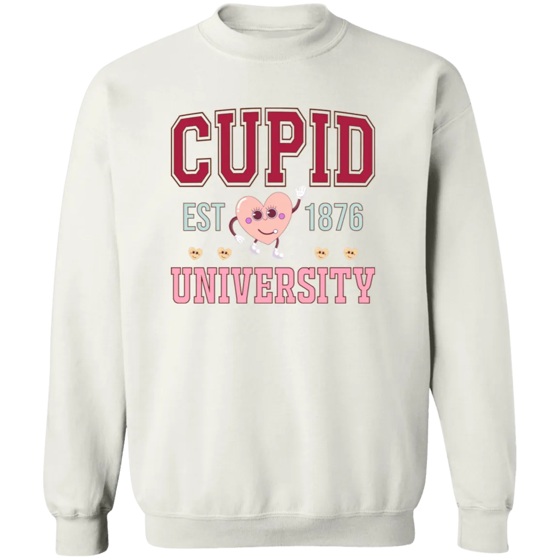 Cupid University Crewneck  Sweatshirt