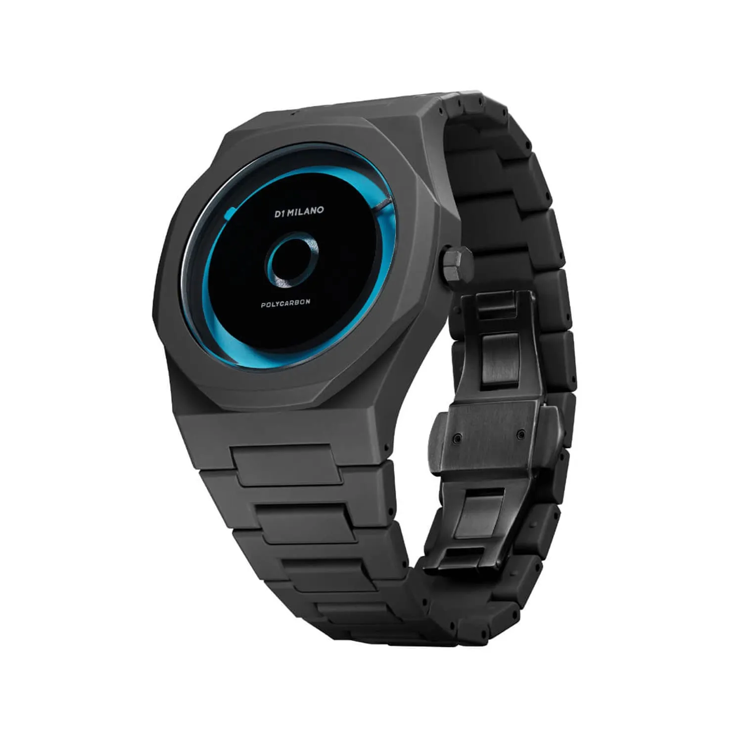 D1 Milano Black Dial Analogue Watch for Men - PCBJ28, Black