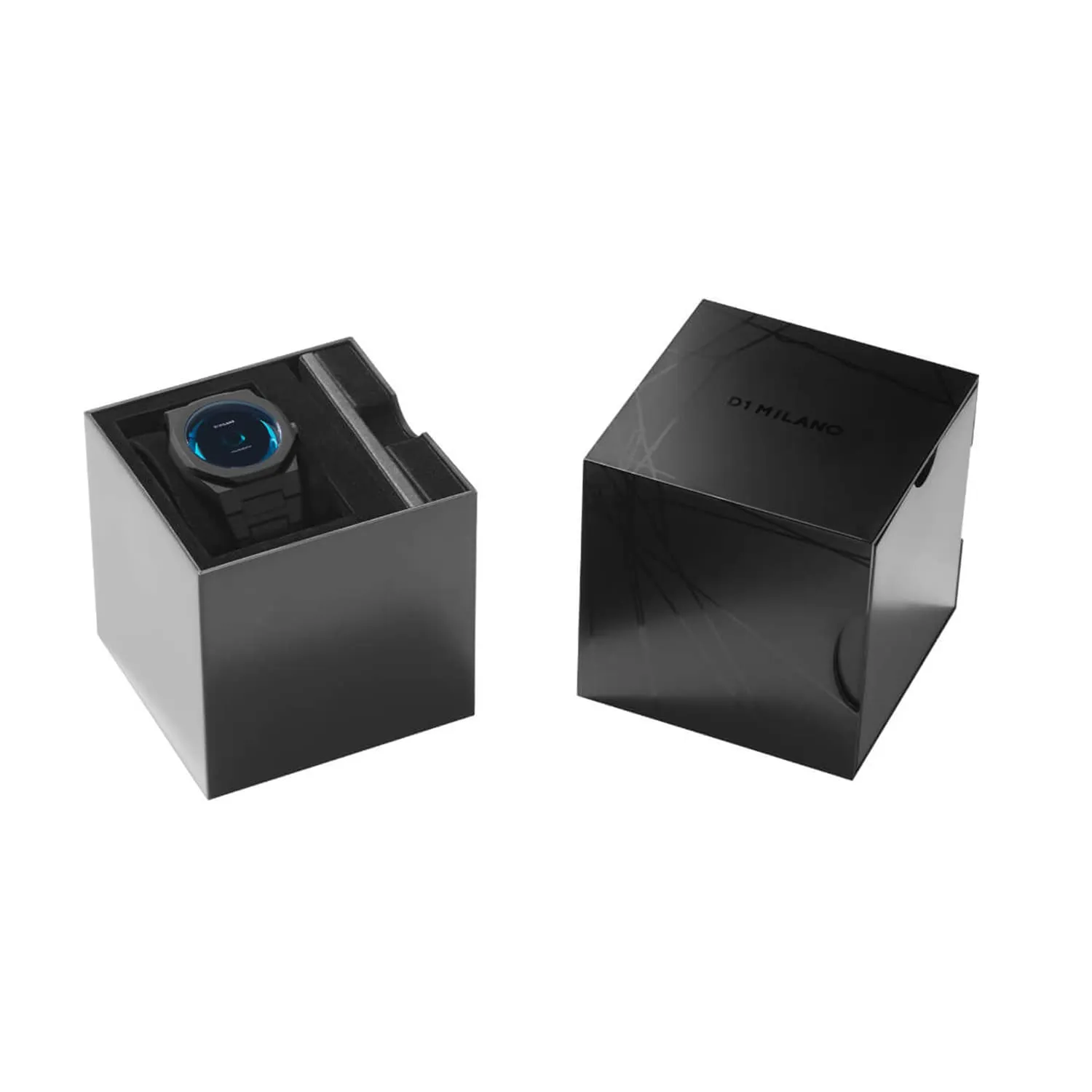 D1 Milano Black Dial Analogue Watch for Men - PCBJ28, Black