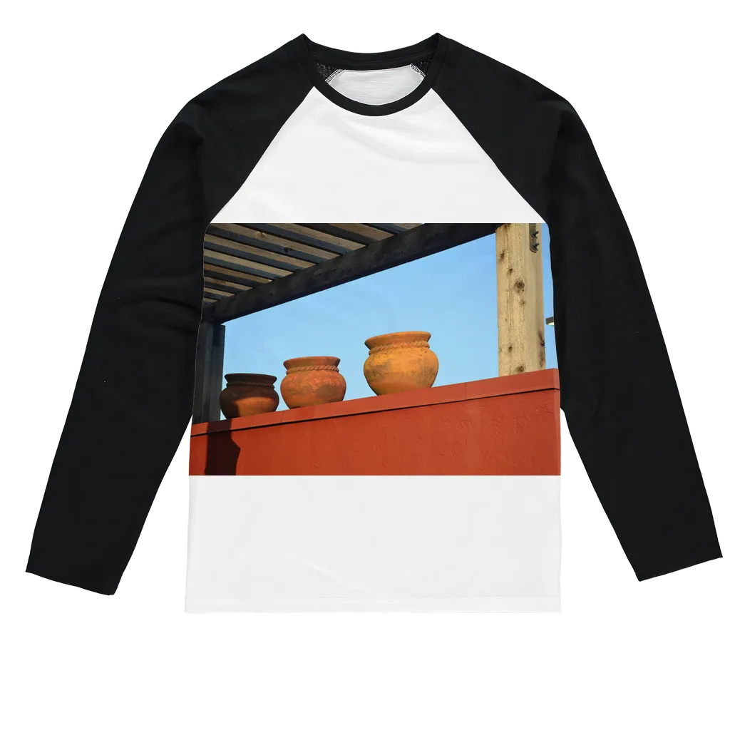 DecorativeVases Sublimation Baseball Long Sleeve T-Shirt