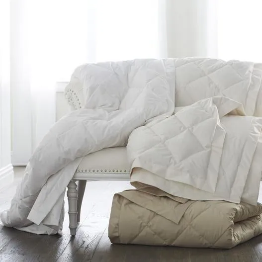 Diamond Quilted Down Blanket by Scandia Home