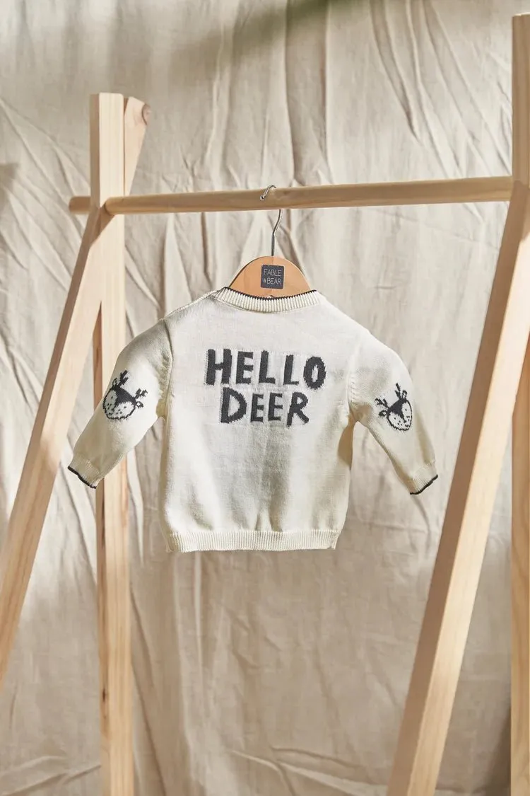 Fable & Bear: Hello Deer Jumper