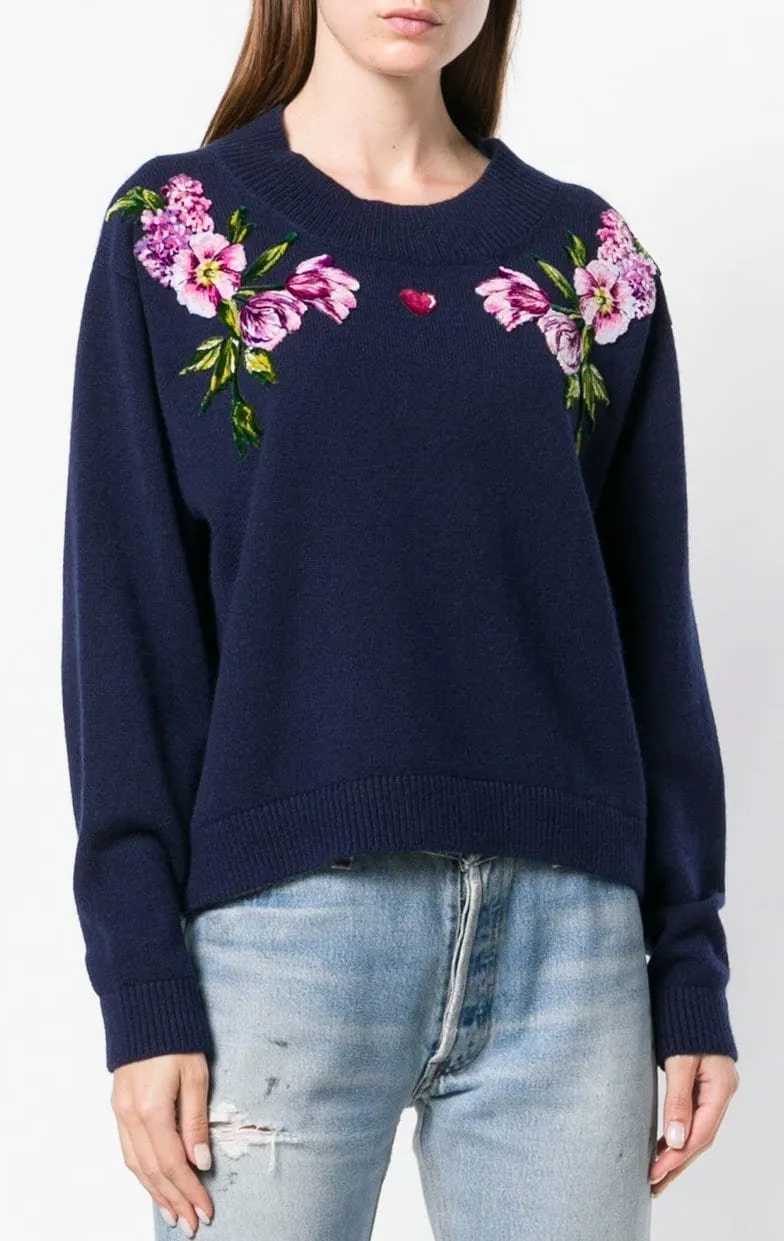 Flower Knit Jumper