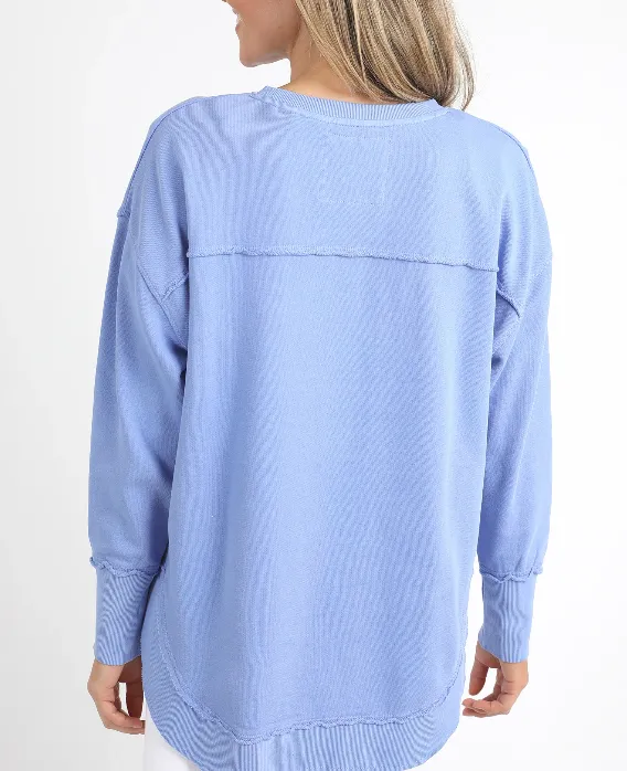 Foxwood Simplified Crew - Neon Blue