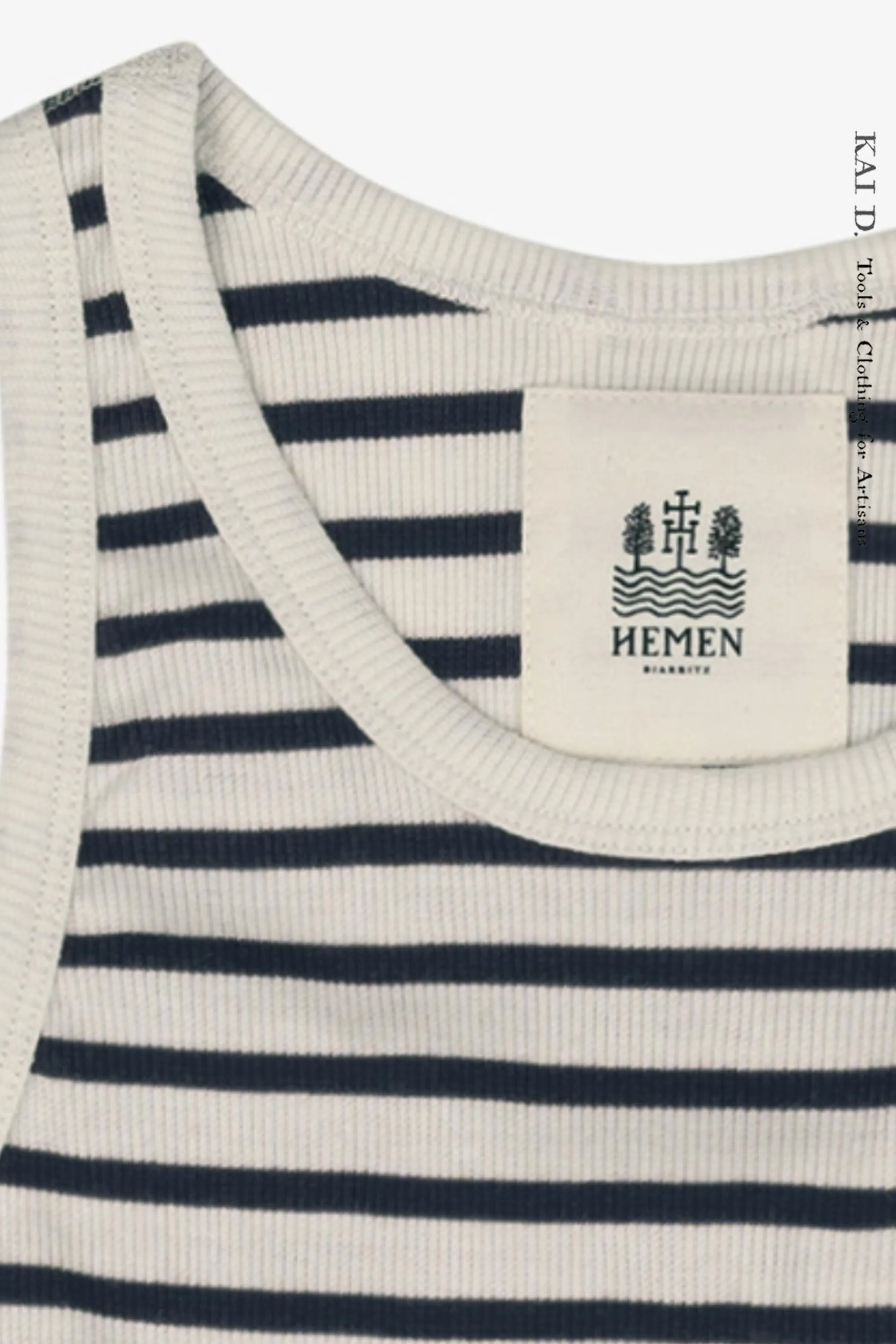 Gari Tank Top - Breton Stripe - M, XL