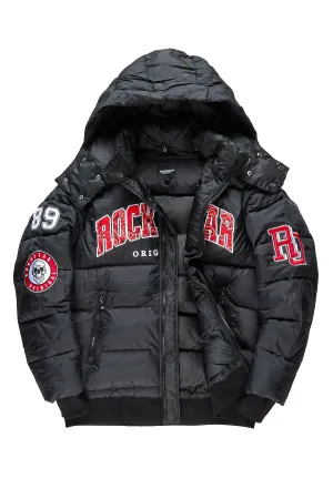 Girls Bronia Black Puffer Jacket