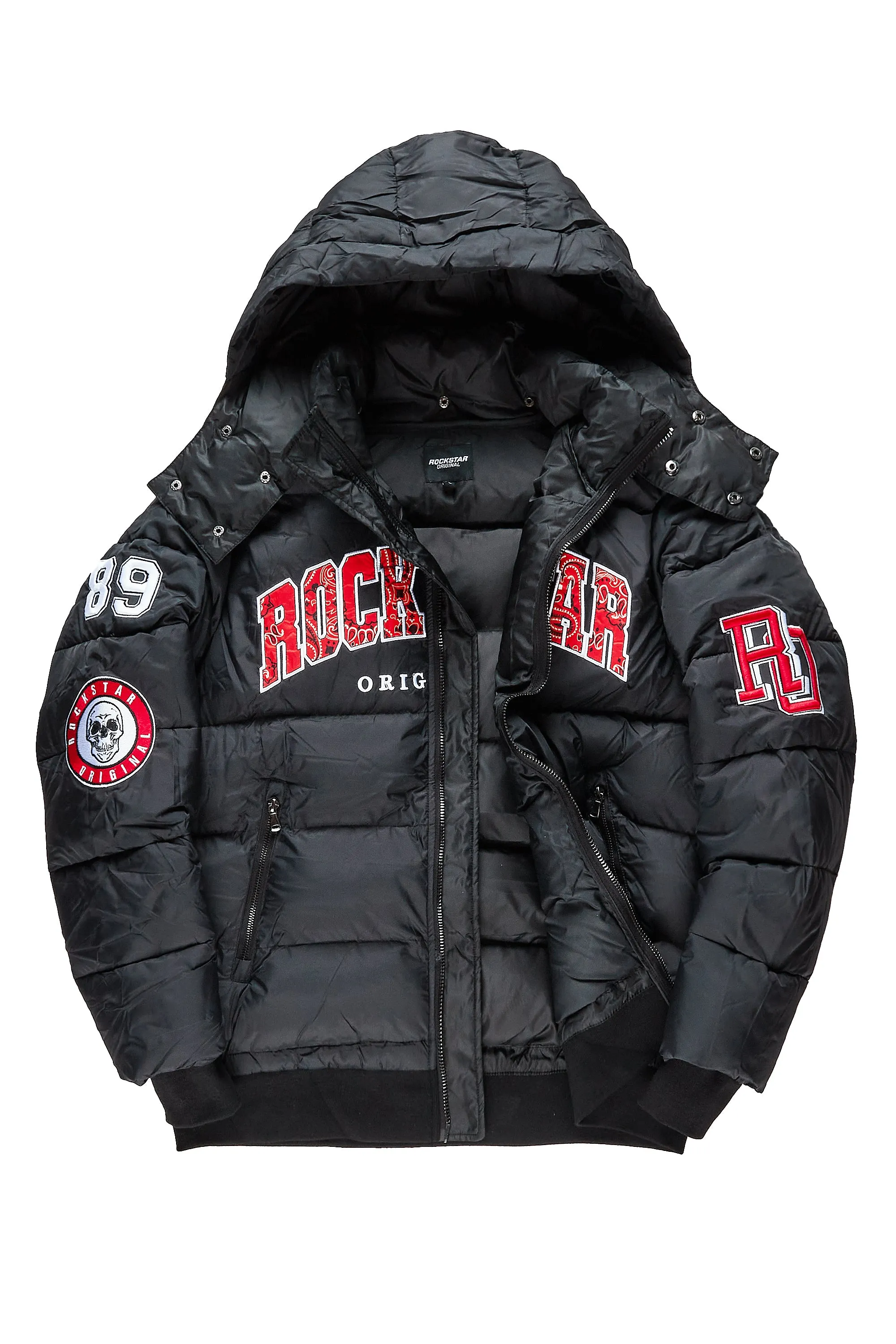 Girls Bronia Black Puffer Jacket