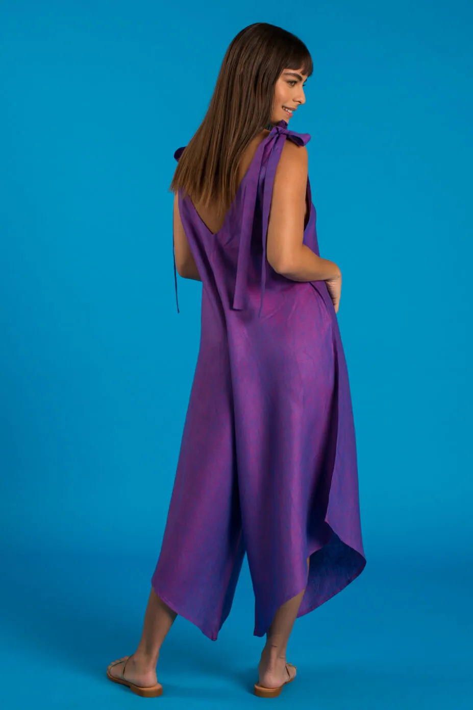 GRANADINA Linen Jumper - Violet