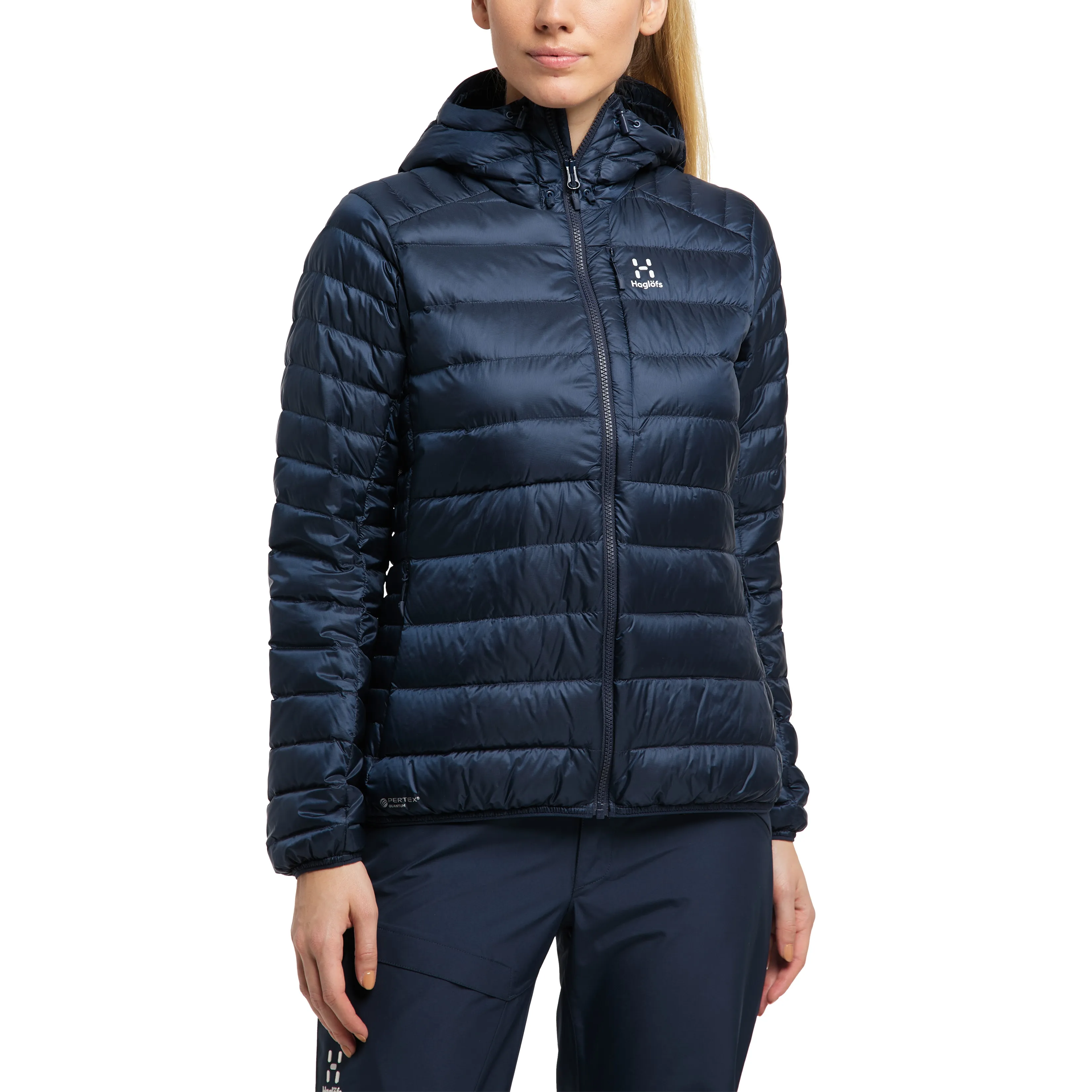 Haglöfs Roc Down Hood Women Tarn Blue | Buy Haglöfs Roc Down Hood Women Tarn Blue here | Outnorth