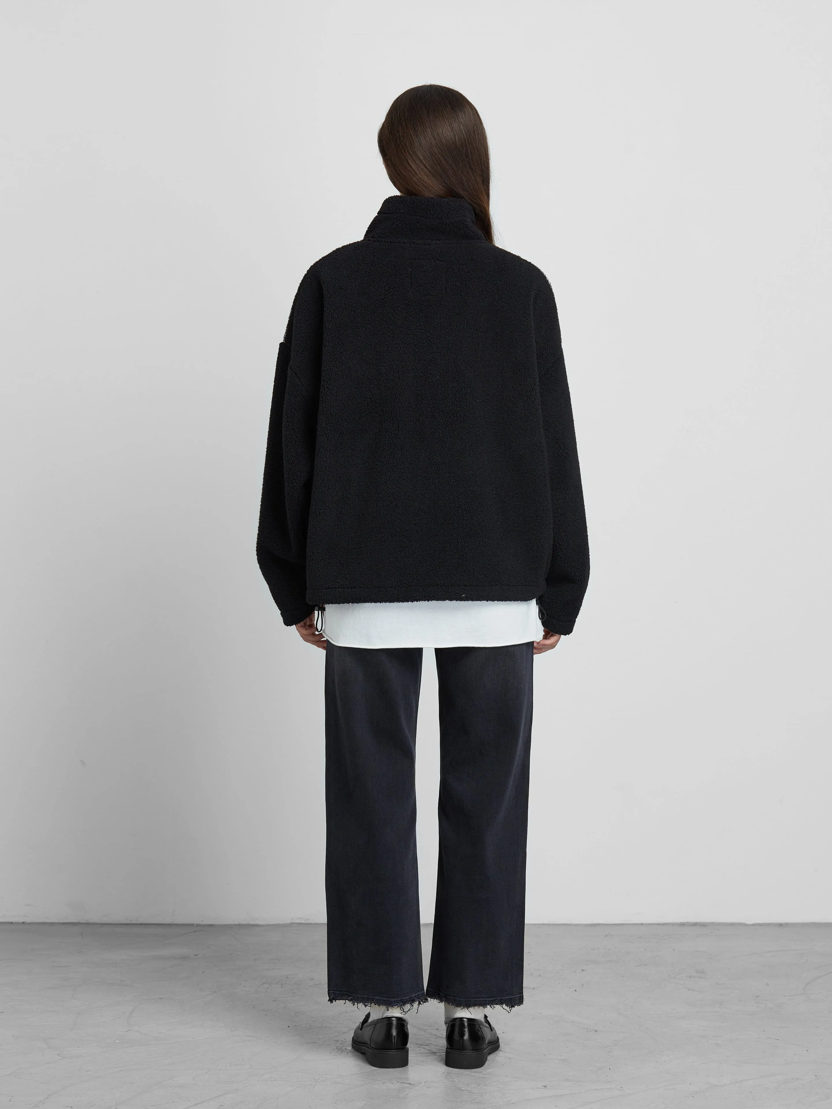 Horses Zip-Up Sherpa Jacket