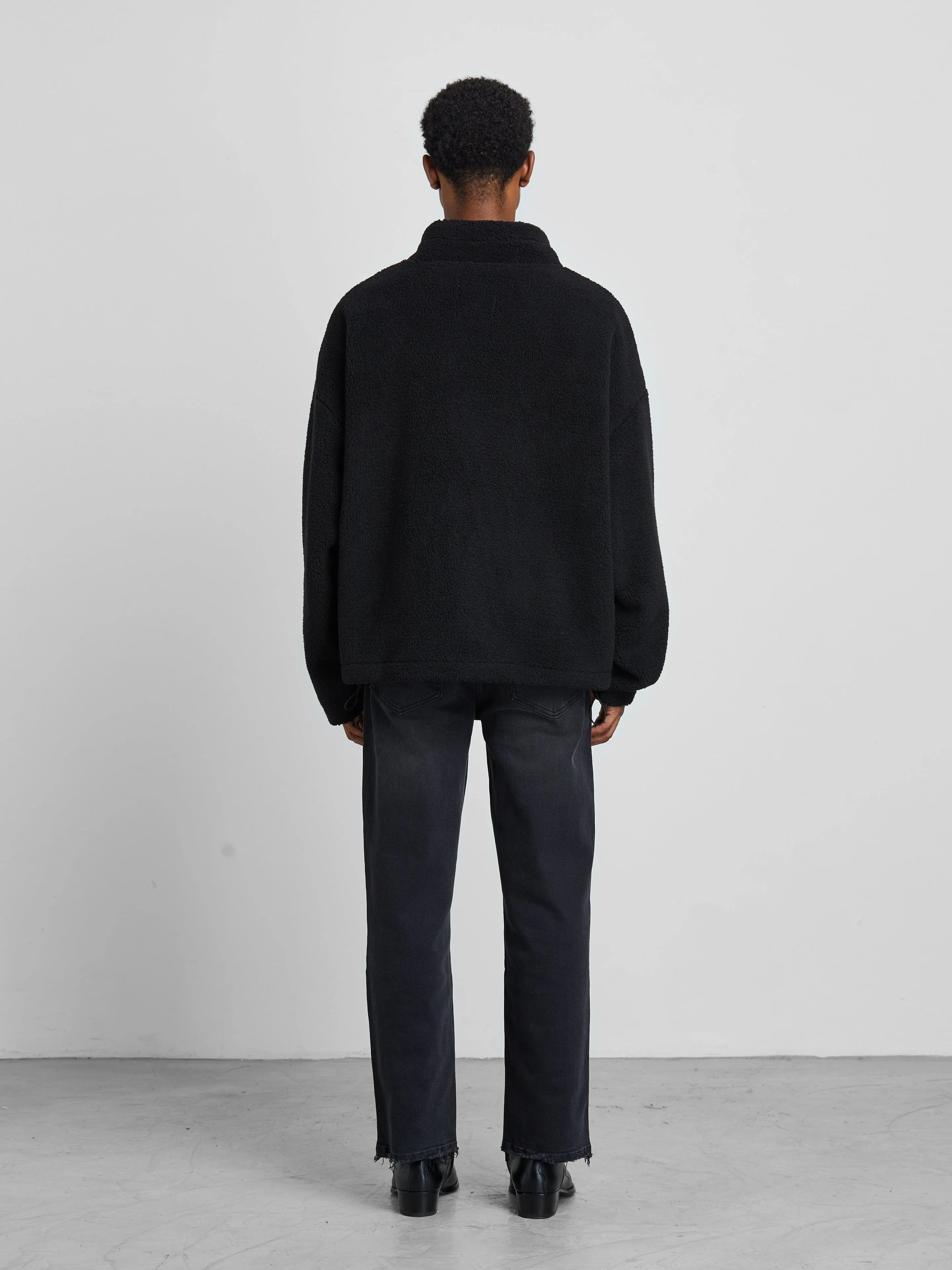 Horses Zip-Up Sherpa Jacket