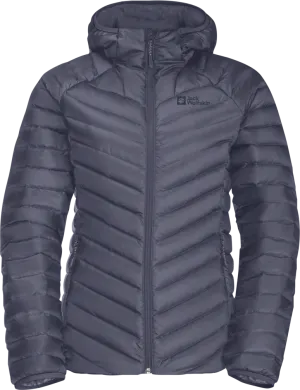 Jack Wolfskin Women&#x27;s Passamani Down Hoody Dolphin | Buy Jack Wolfskin Women&#x27;s Passamani Down Hoody Dolphin here | Outnorth