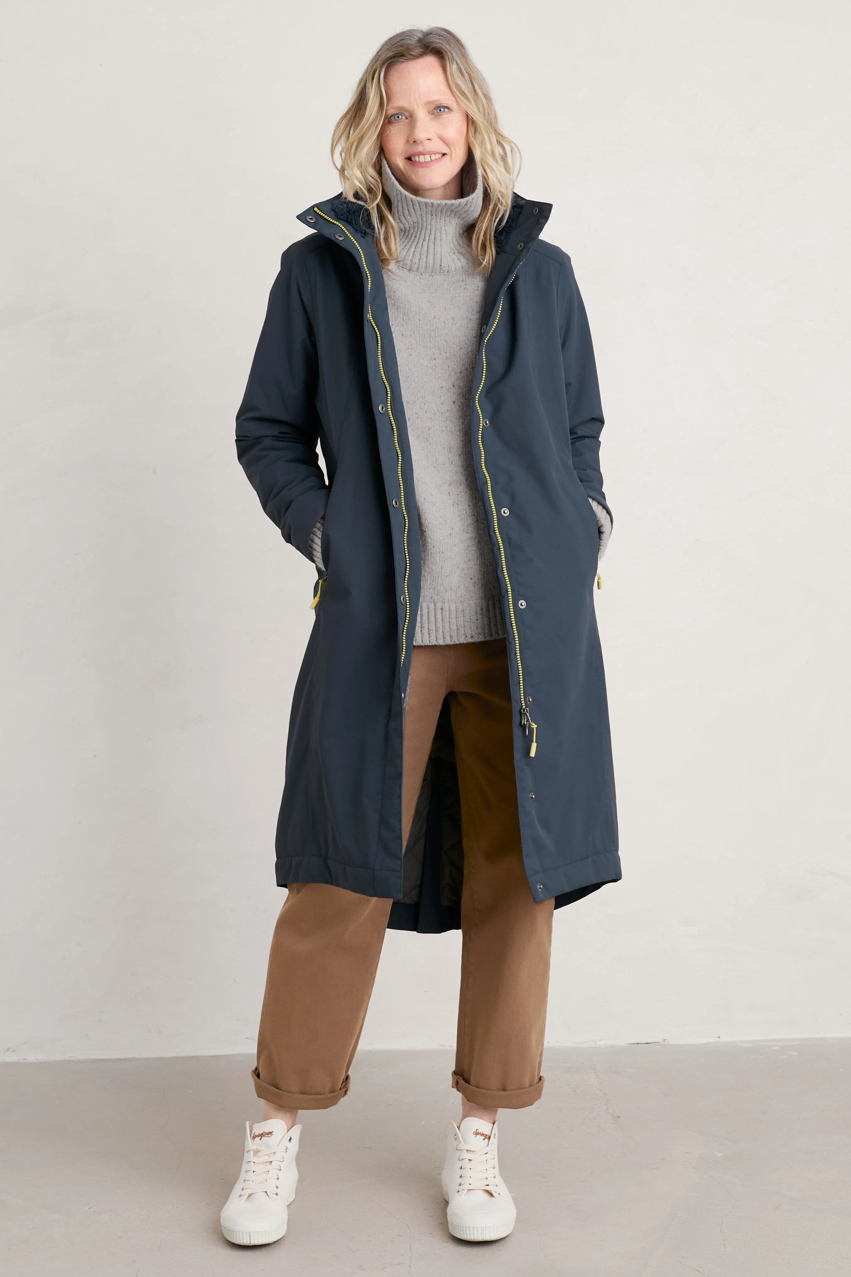 Janelle Coat in Squid Ink