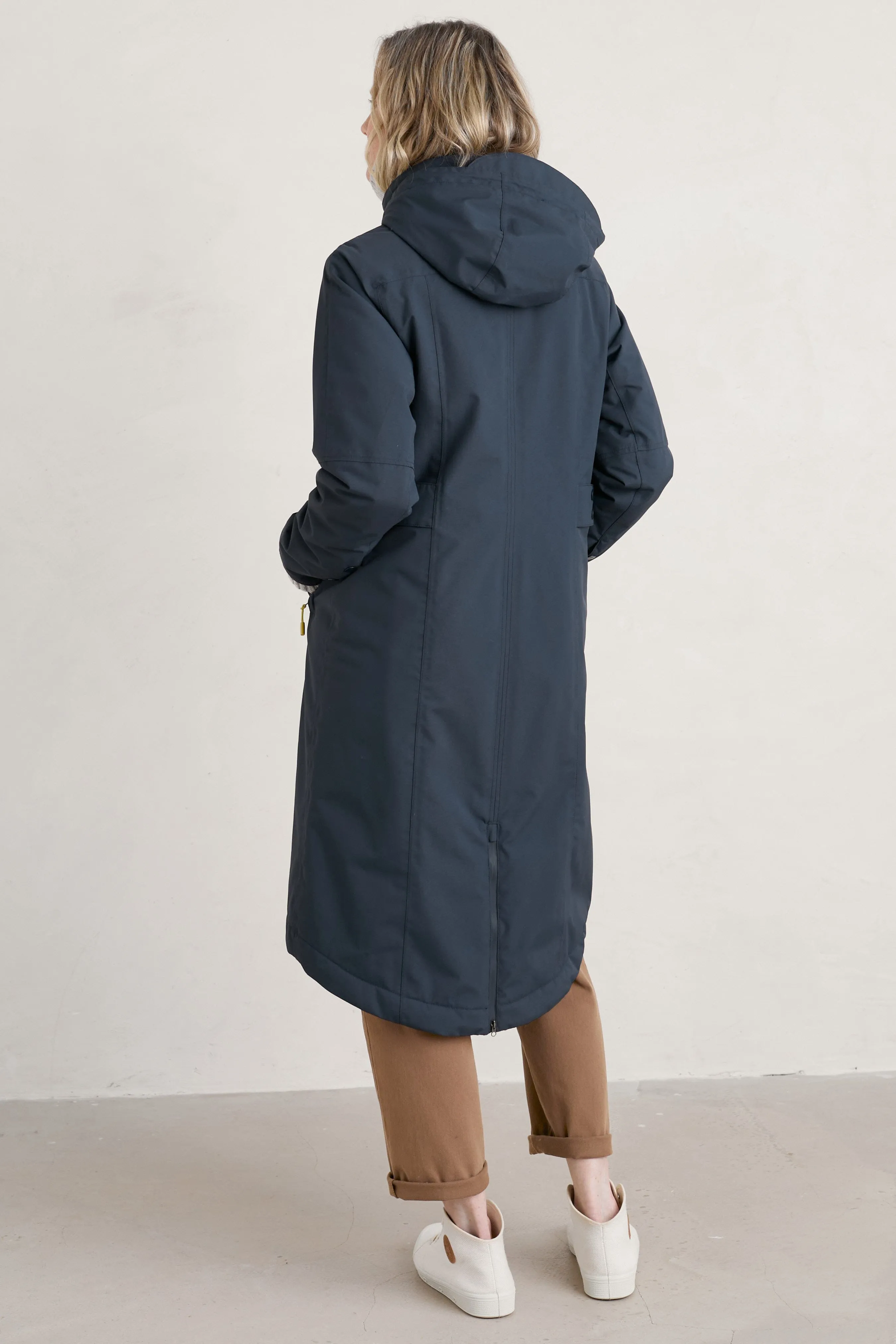 Janelle Coat in Squid Ink