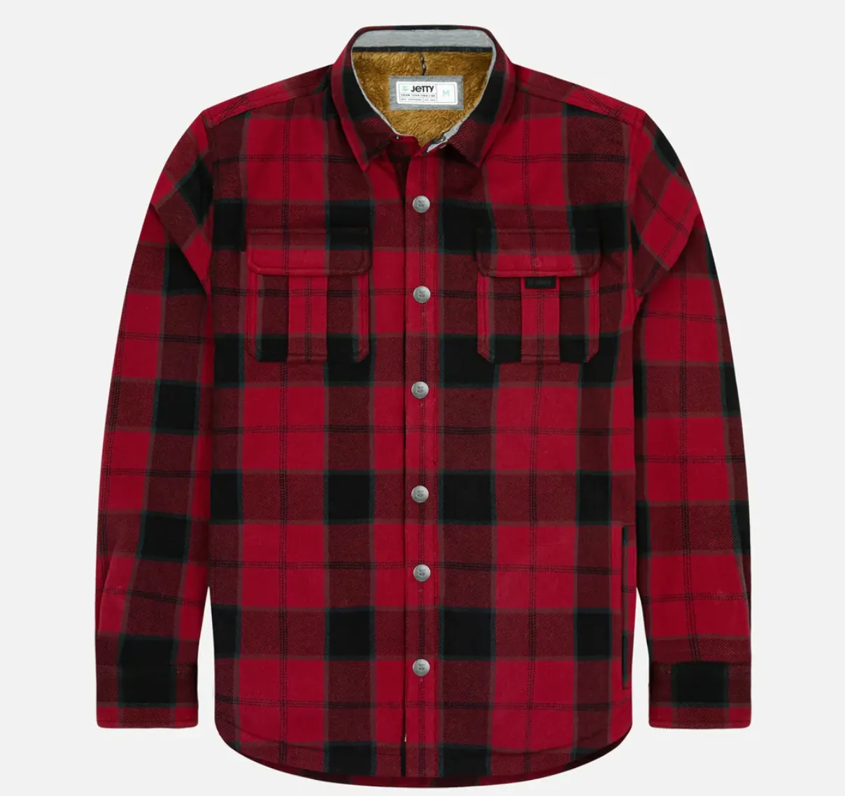 JETTY SHERPA JACKET - RED