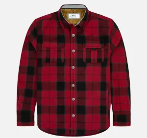 JETTY SHERPA JACKET - RED