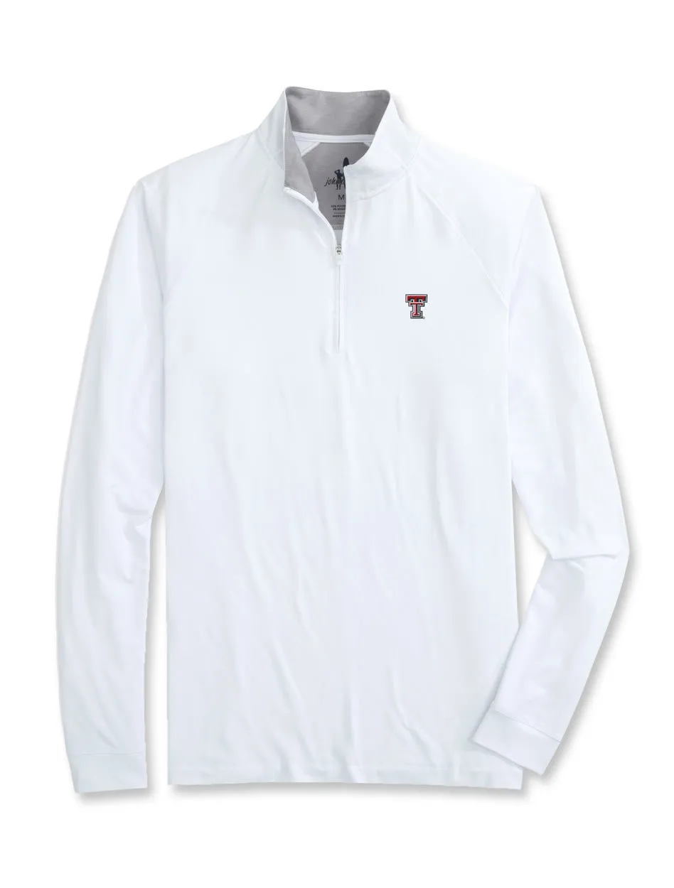 Johnnie-O Texas Tech "Freeborne" Quarter Zip MEN'S Pullover