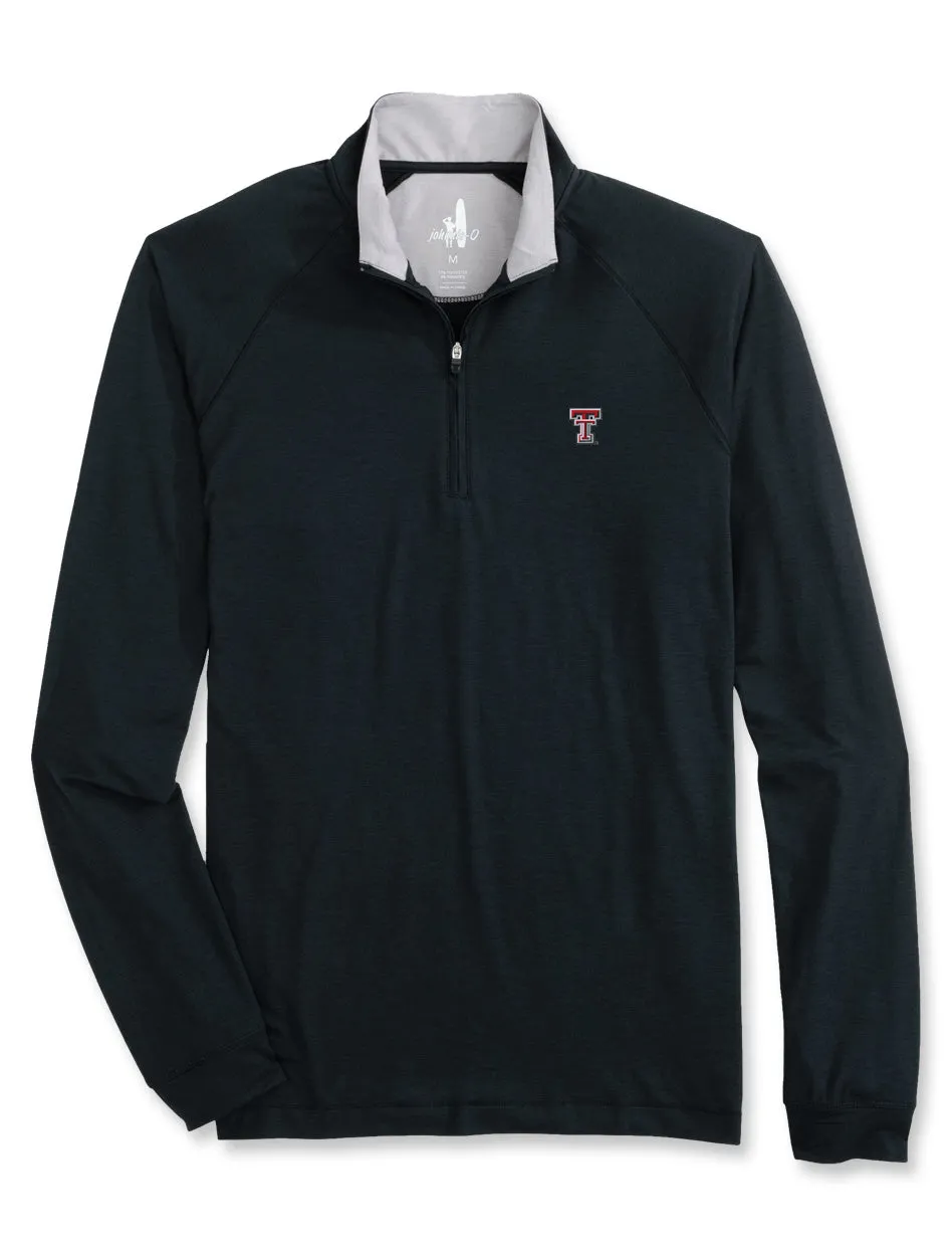 Johnnie-O Texas Tech "Freeborne" Quarter Zip MEN'S Pullover