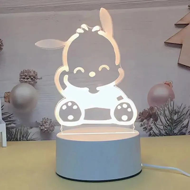 Kawaii Sanrio Monochromatic Night Light