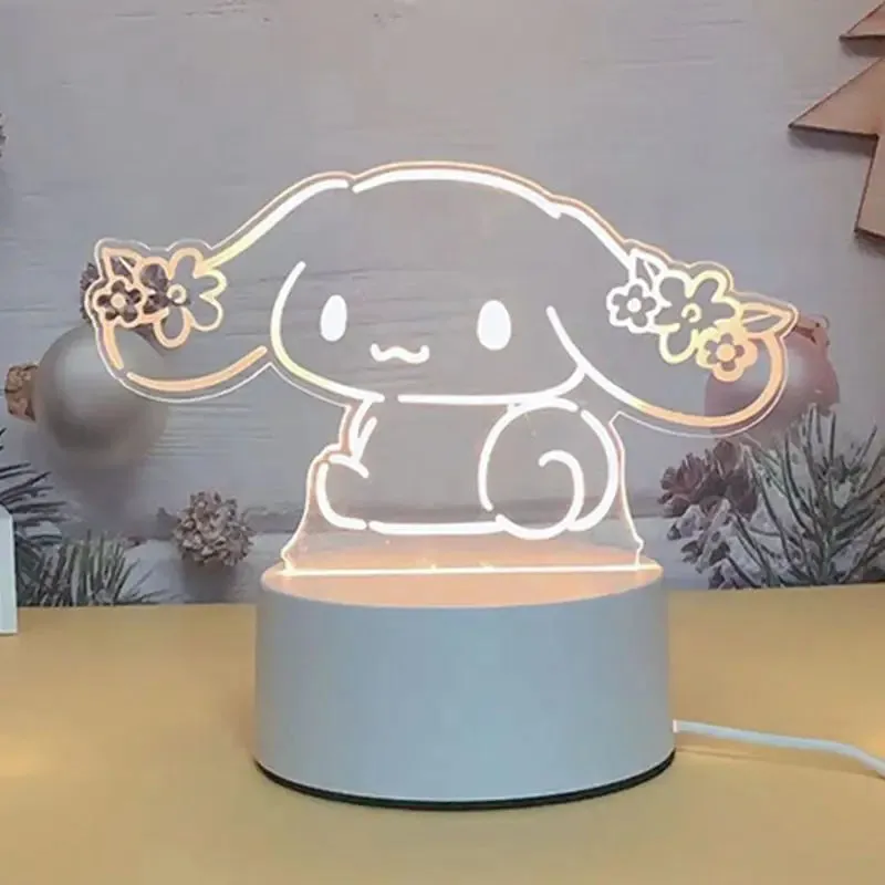 Kawaii Sanrio Monochromatic Night Light