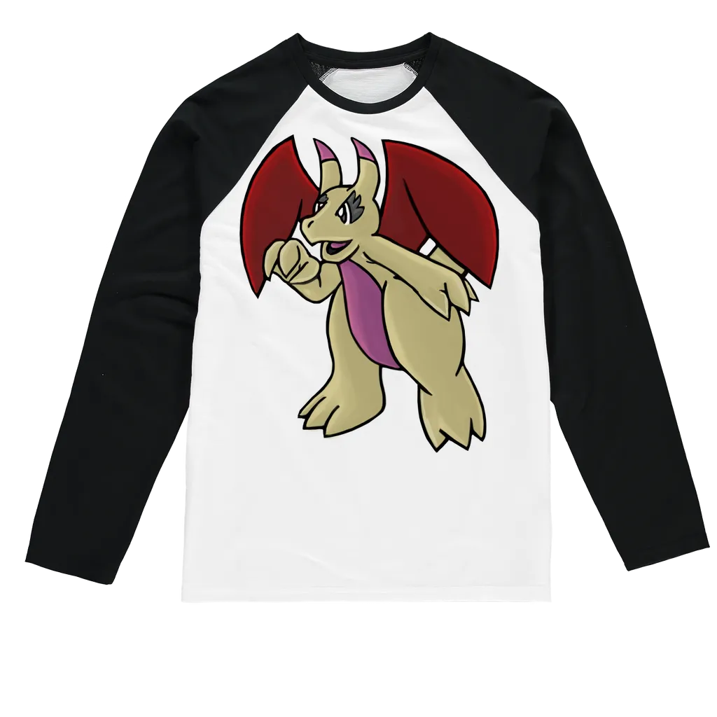 Liloongo Sublimation Baseball Long Sleeve T-Shirt