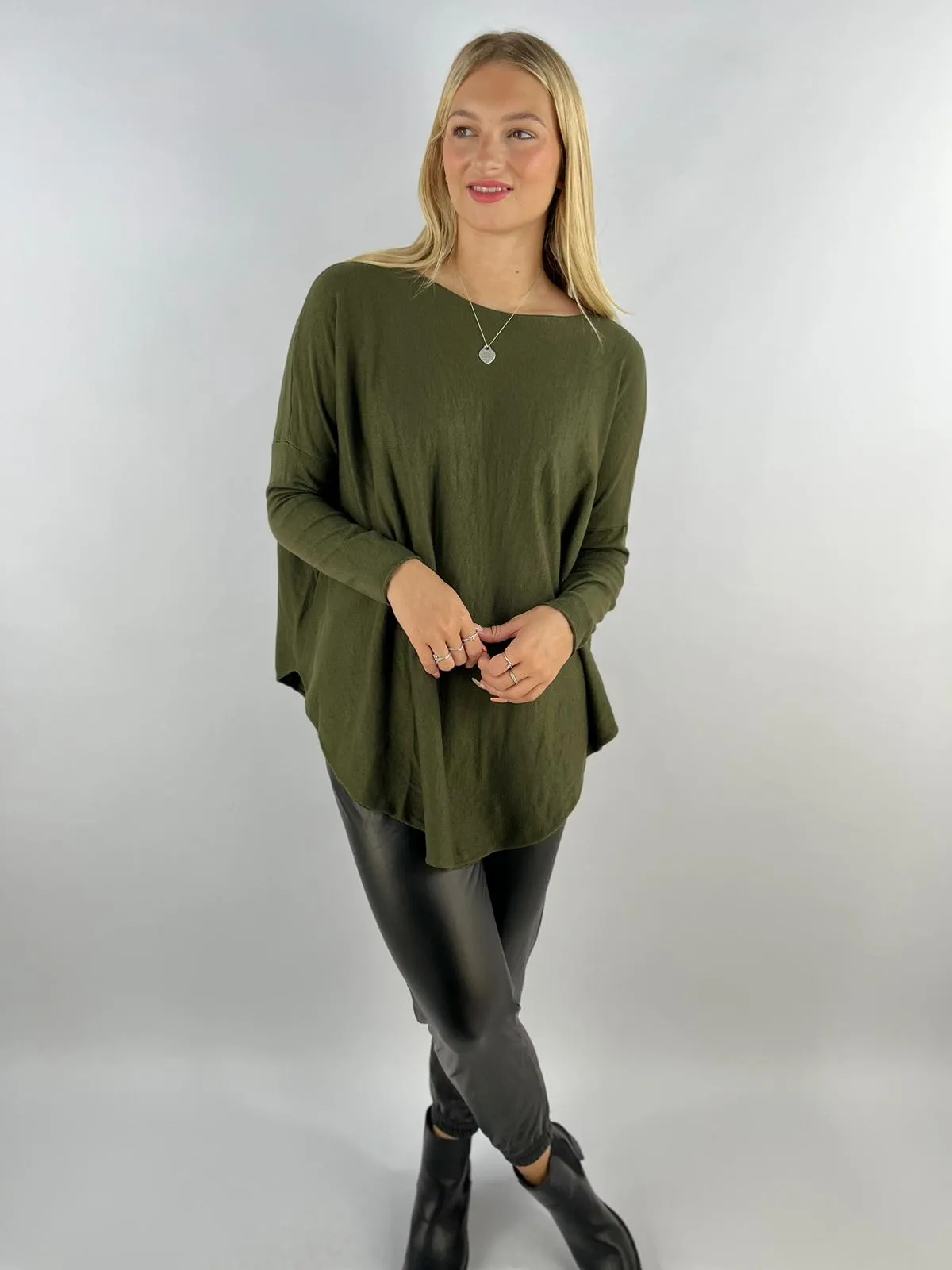 Made in Italy Scoop Knit Jumper For Women's