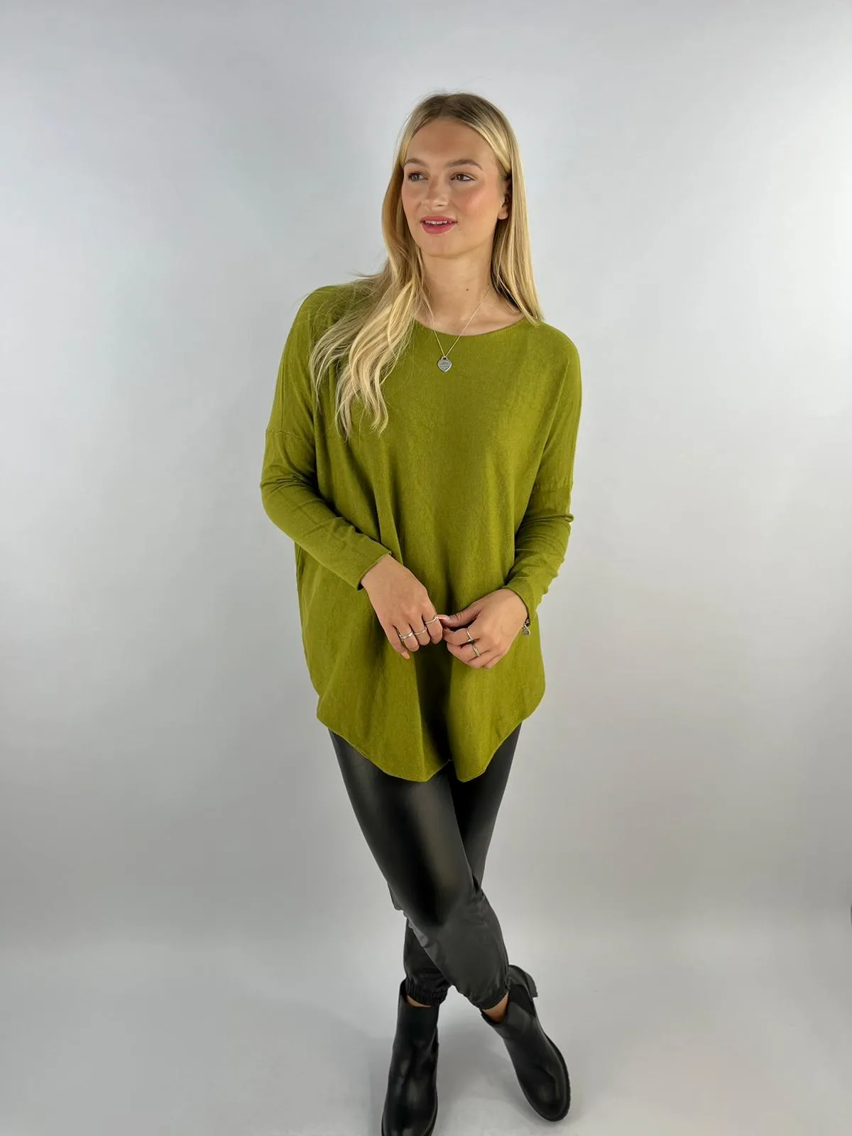 Made in Italy Scoop Knit Jumper For Women's