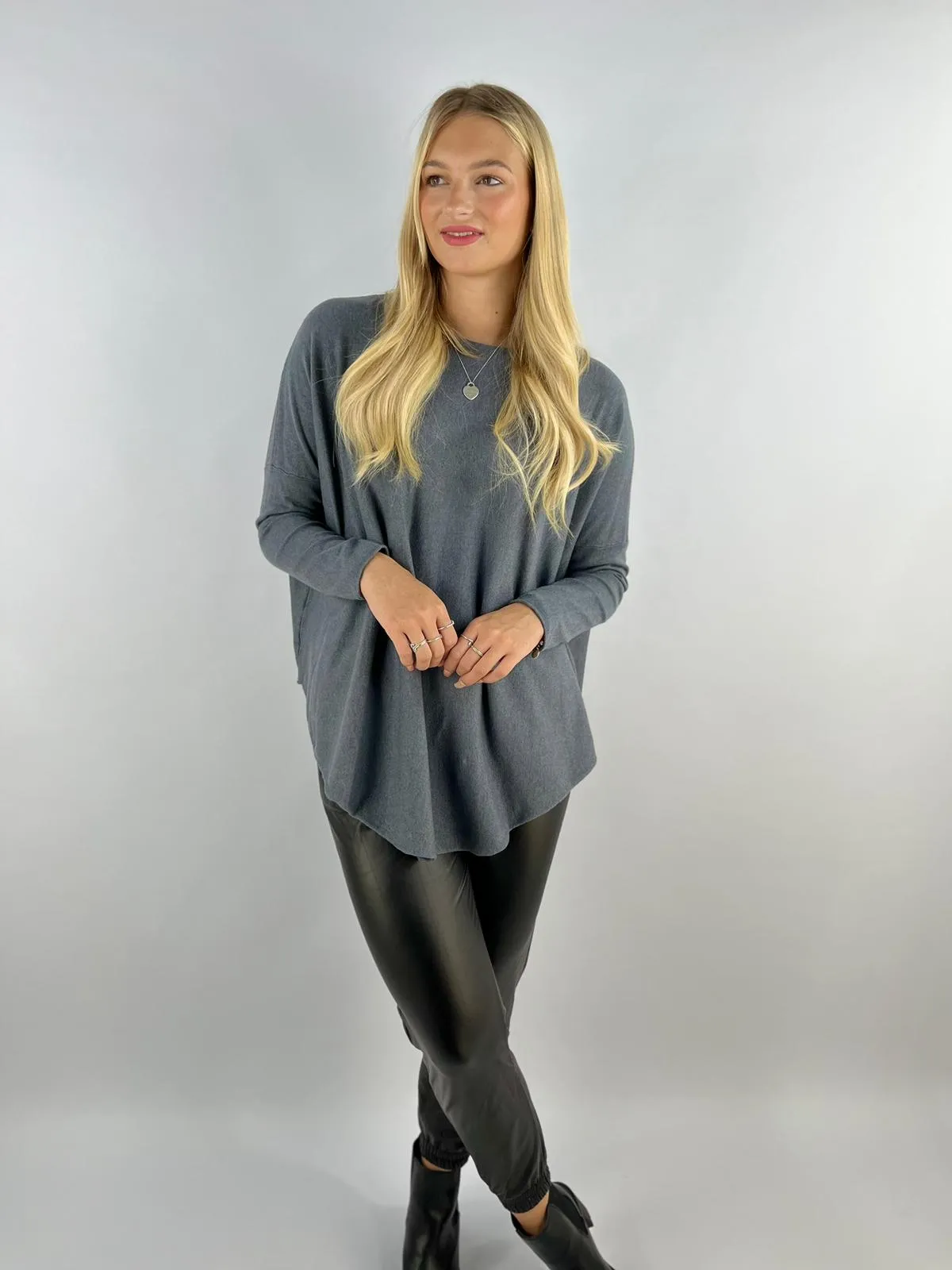 Made in Italy Scoop Knit Jumper For Women's