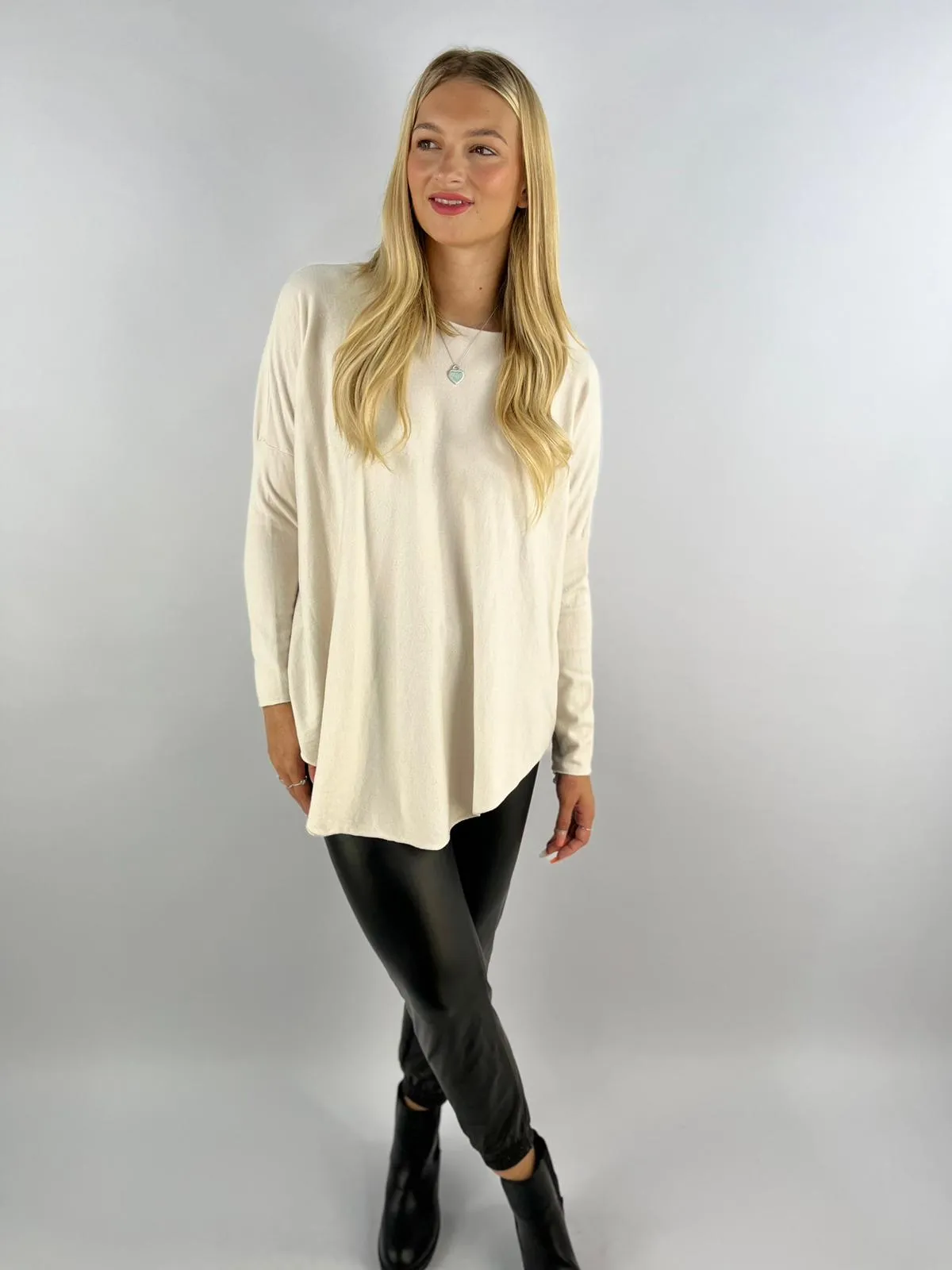 Made in Italy Scoop Knit Jumper For Women's