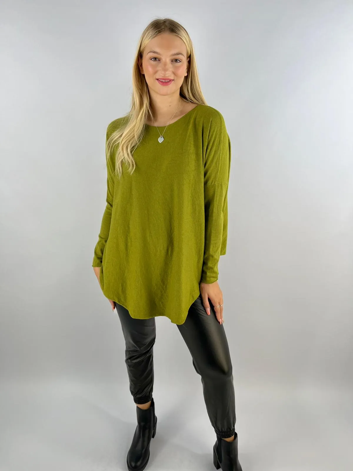 Made in Italy Scoop Knit Jumper For Women's