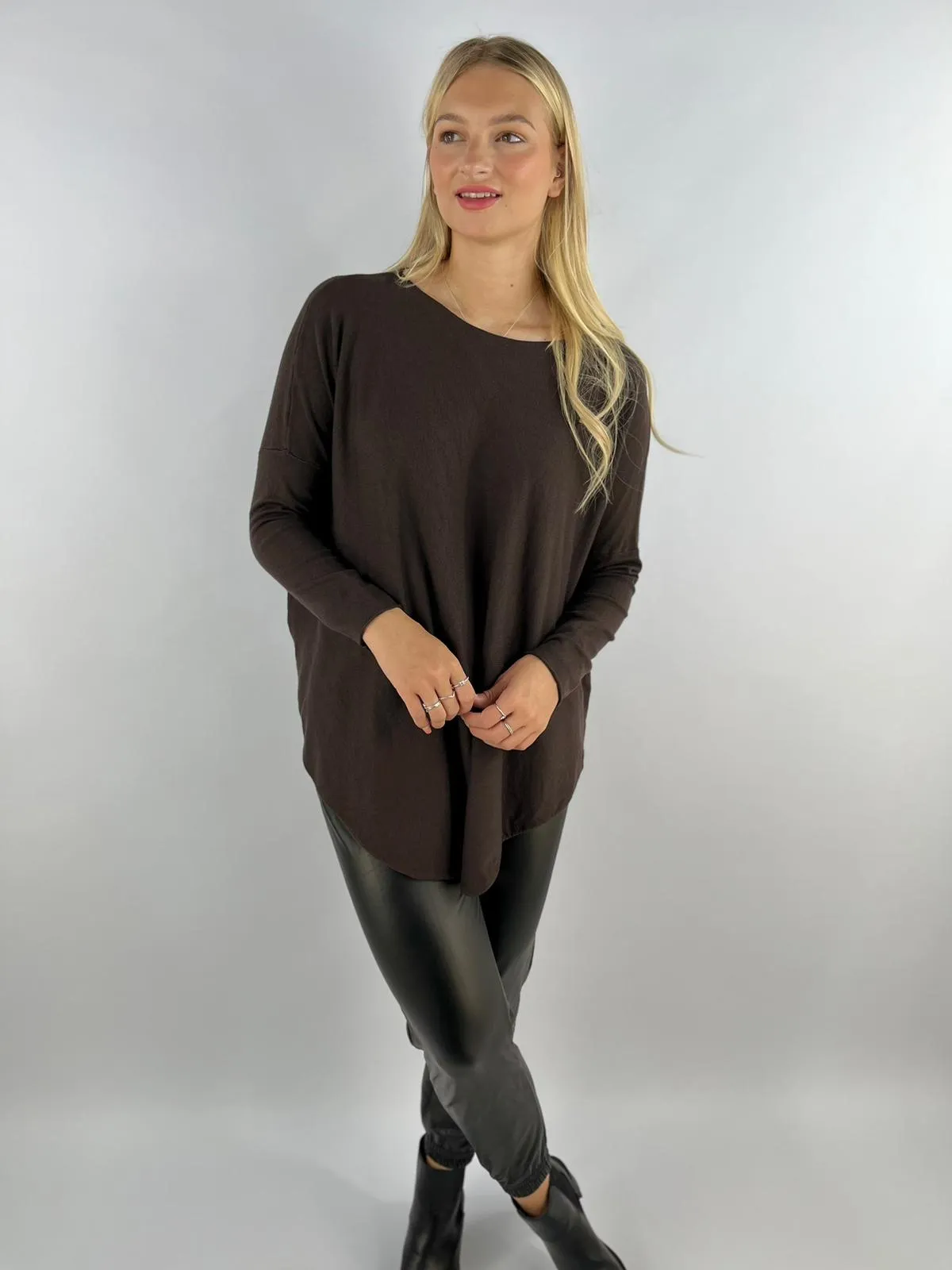 Made in Italy Scoop Knit Jumper For Women's