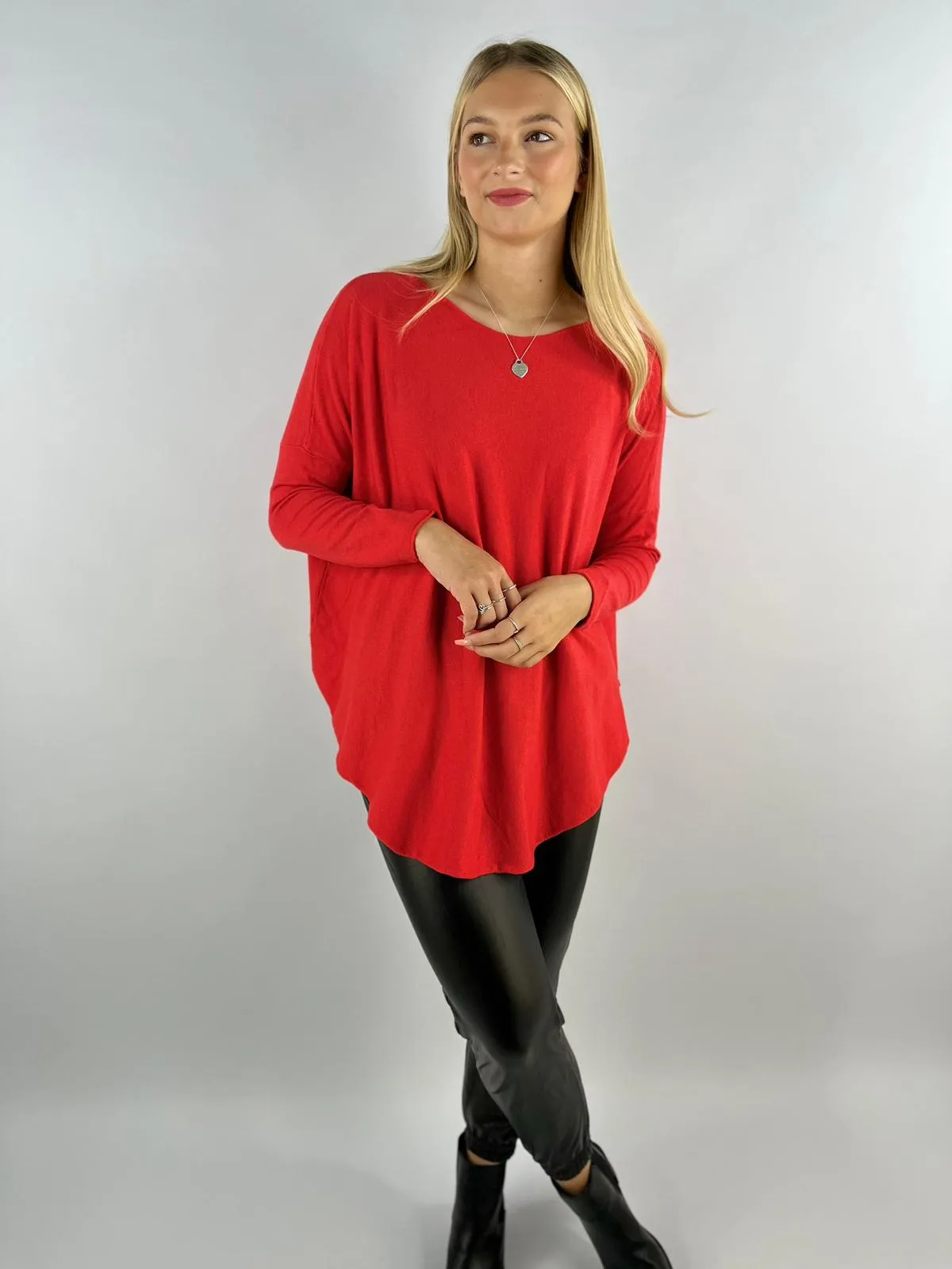 Made in Italy Scoop Knit Jumper For Women's
