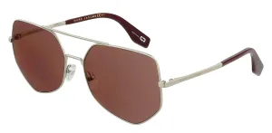 Marc Jacobs MARC 326/S N0A Gold Burgundy Aviator Sunglasses