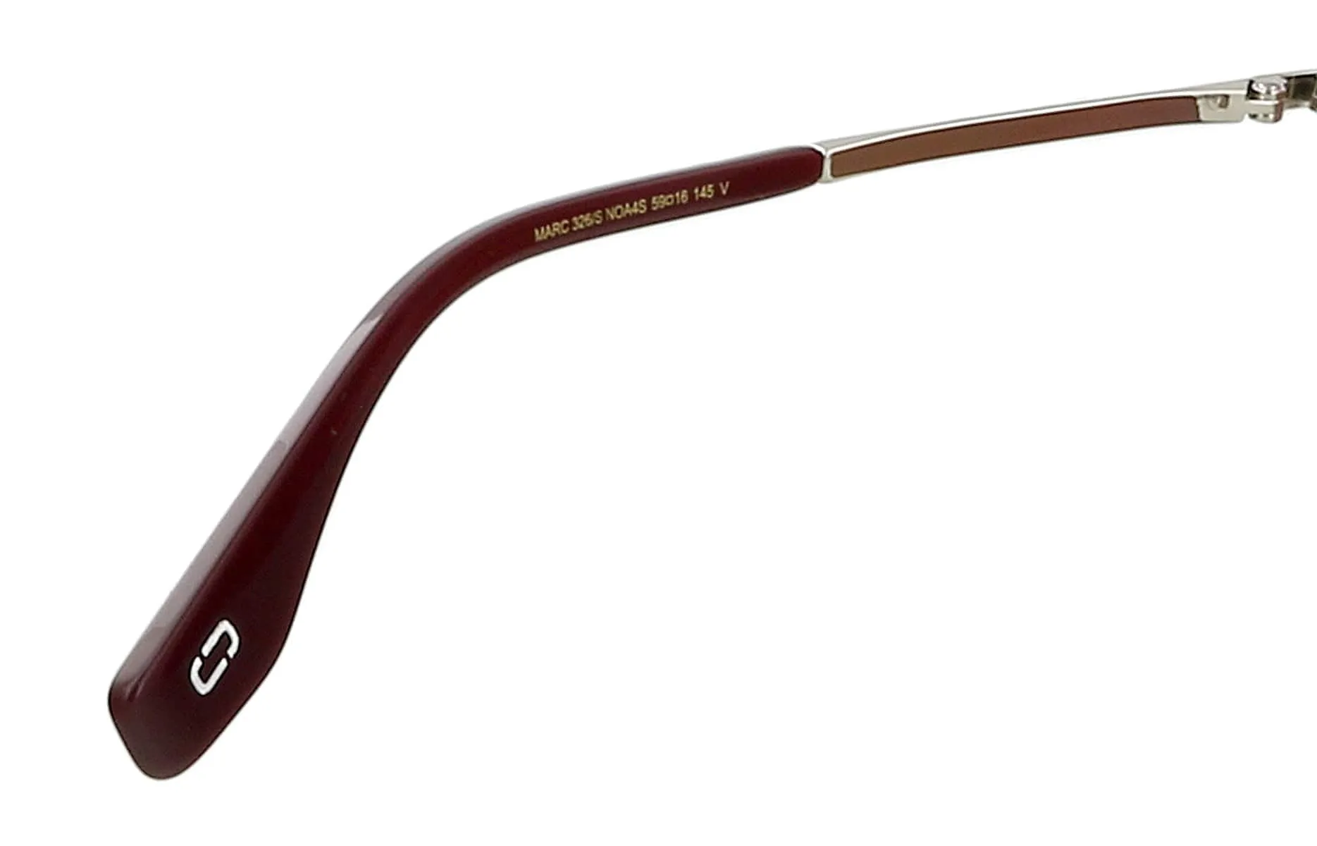 Marc Jacobs MARC 326/S N0A Gold Burgundy Aviator Sunglasses