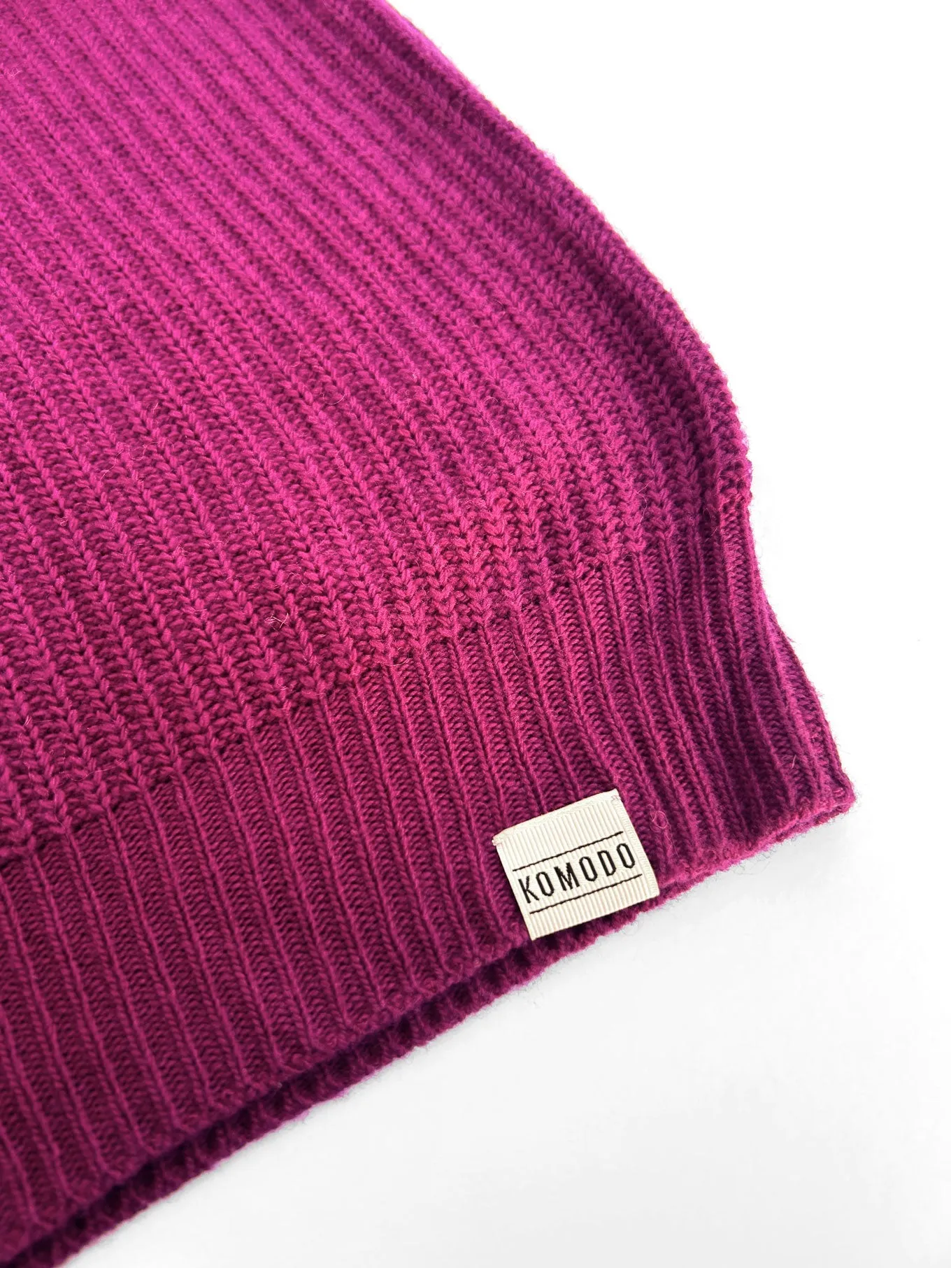 Men's Giovanni Wool Blend Jumper Fuschia