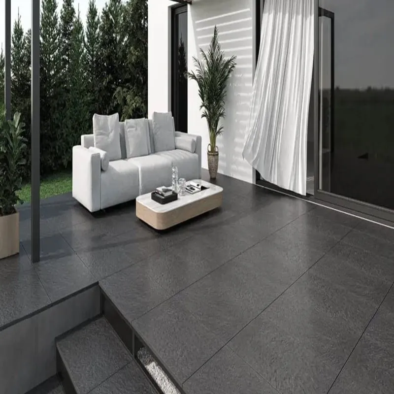 Minster Outdoor Tile - 900 x 600mm - Black