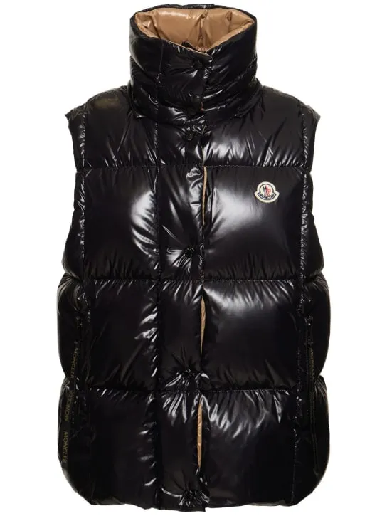 Moncler   Luzule nylon laquè down vest 