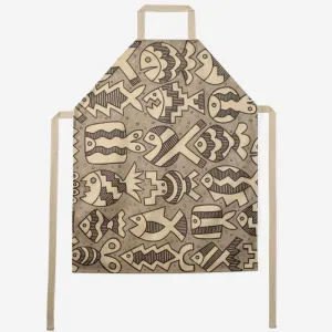 Monochromatic Fish Apron