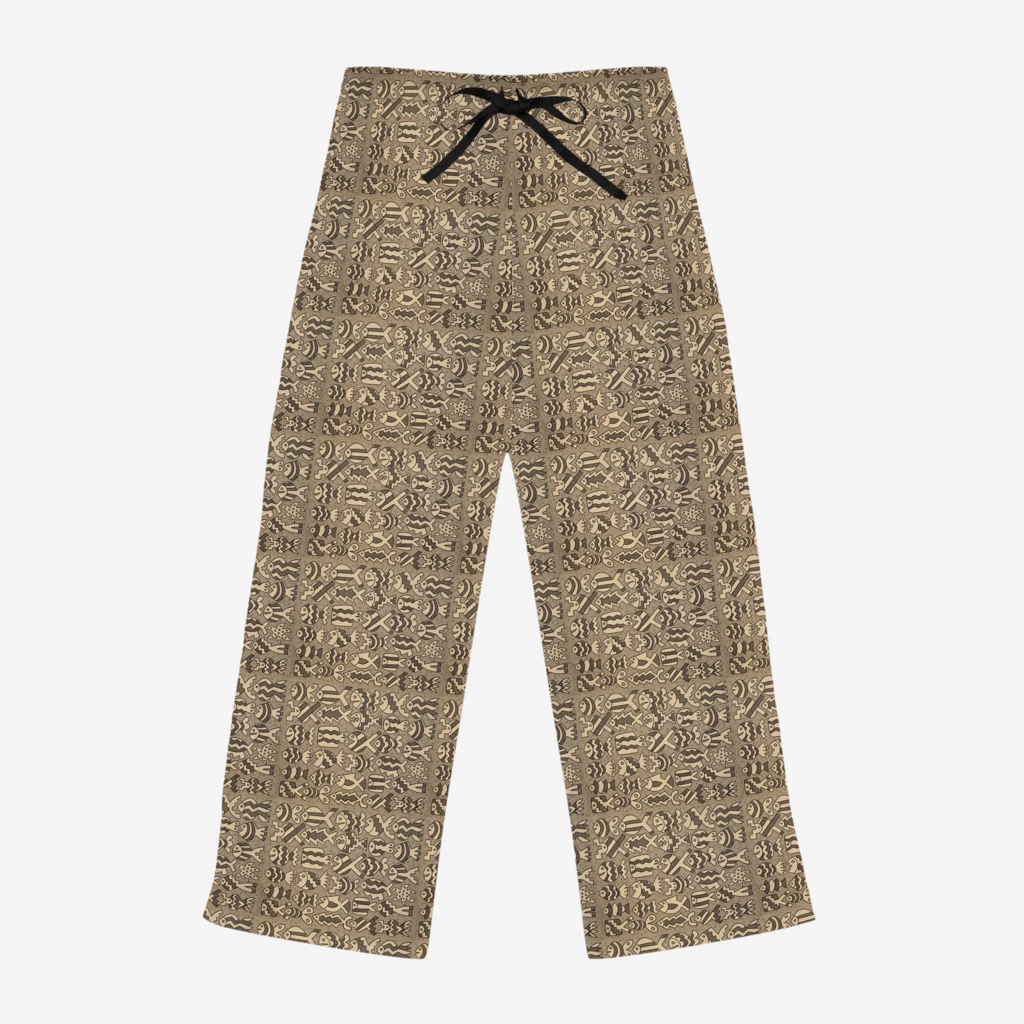 Monochromatic Fish Women's Pajama Pants