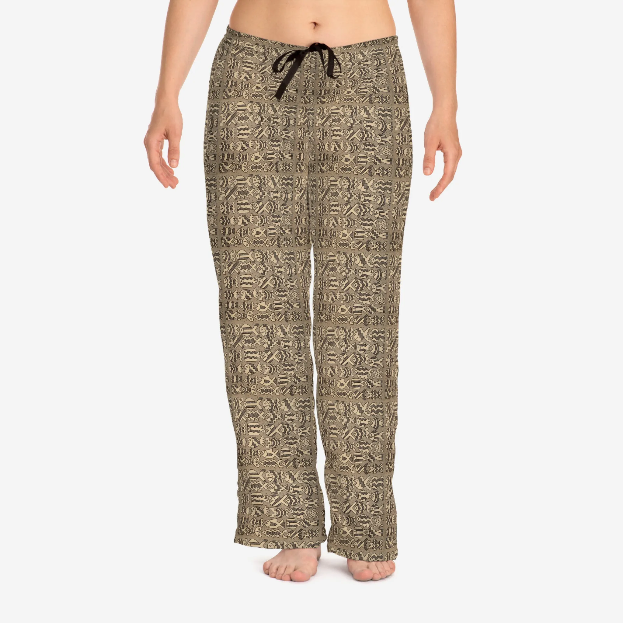Monochromatic Fish Women's Pajama Pants