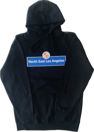 Northeast Street Sign Hoodie Black