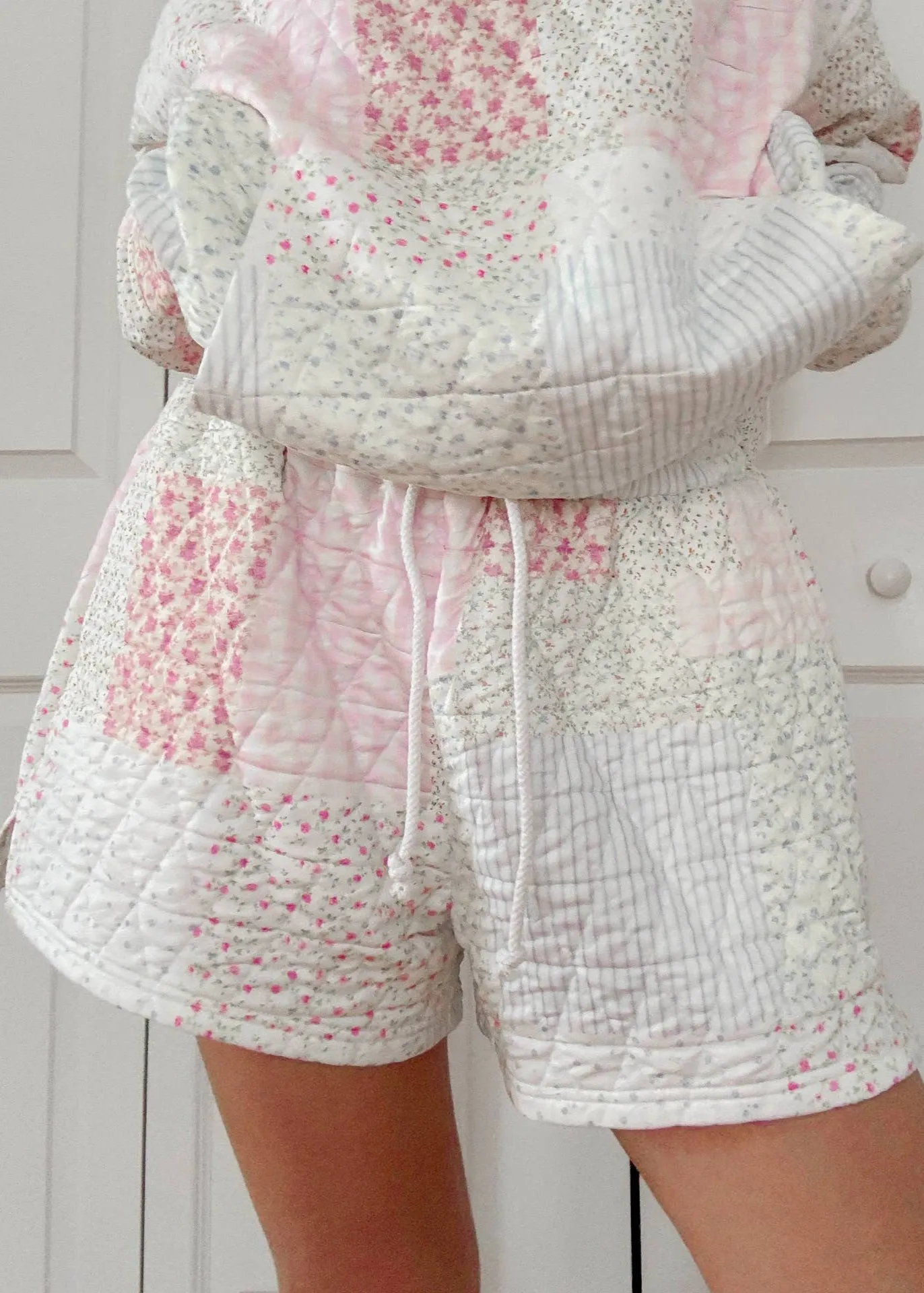 Quilted Pastel Shorts