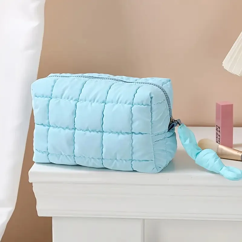 Quilted Spring Cosmetic Bag